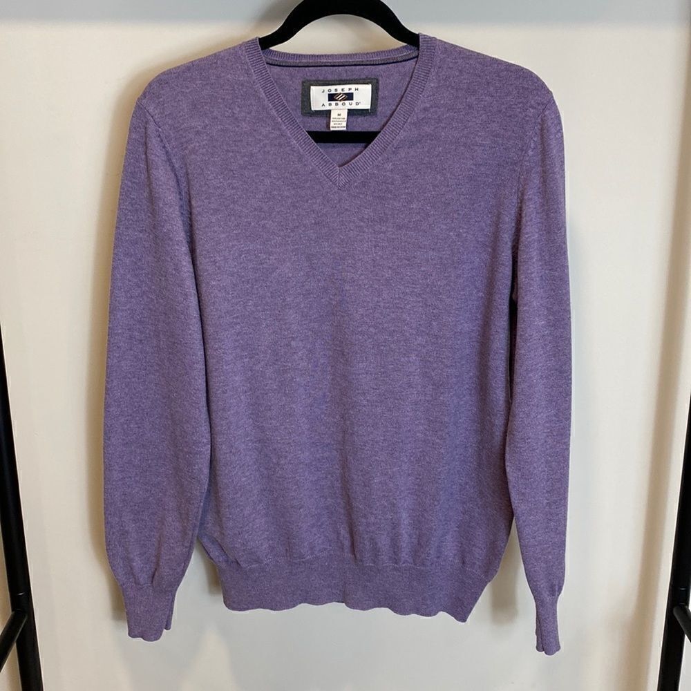 ❤️Last Chance Joseph Abboud men’s silk blend V-neck pullover sweater size M